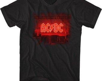 ACDC PWR up Men's T Shirt Power up Album Tracklist Black
