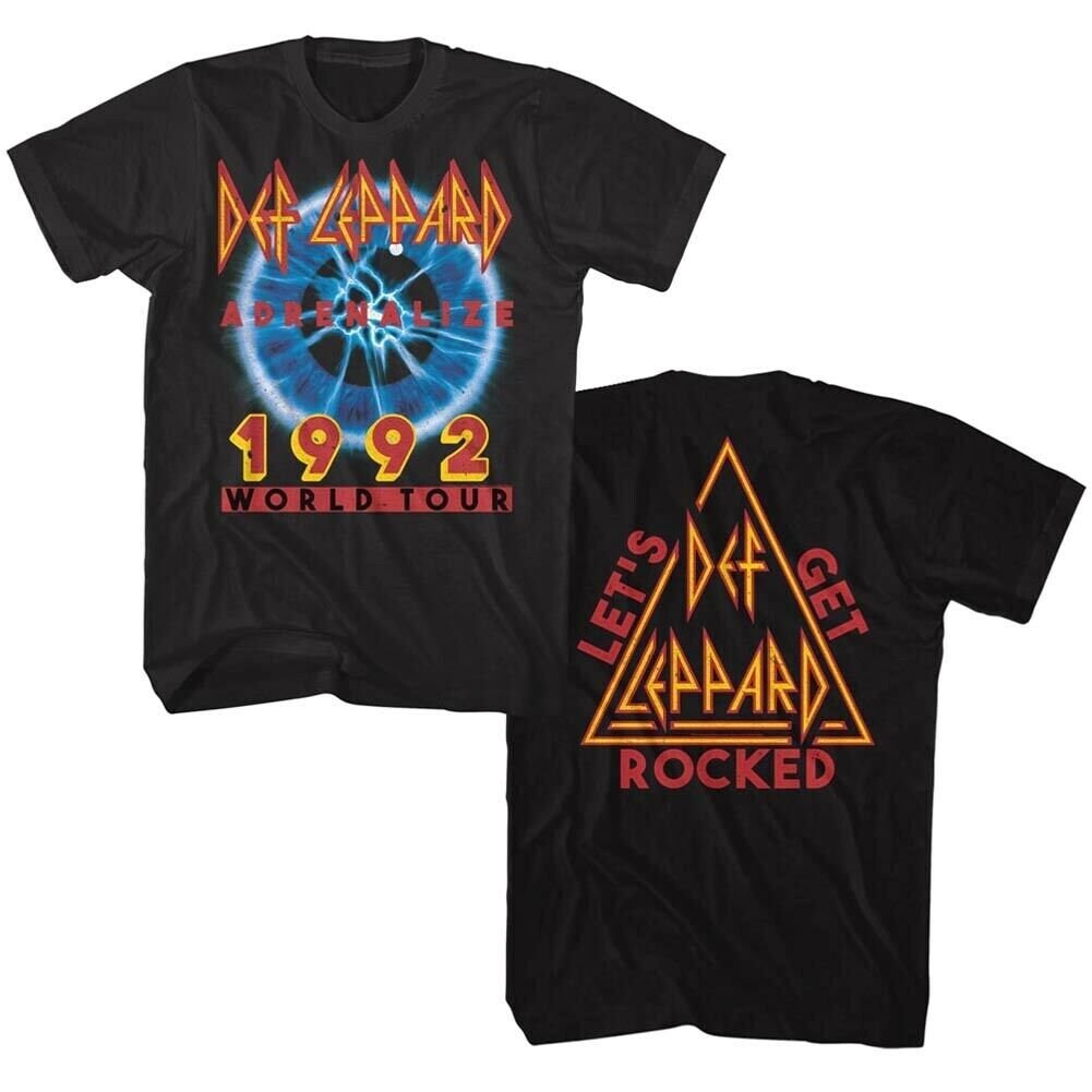 DEF LEPPARD T-shirt Adrenalize World Tour 1992 Big and Tall DEF LEPPARD T-shirt Adrenalize World Tour 1992 Big and Tall