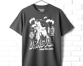 DRACULA T-Shirt Bela Lugosi Vampire Vintage Graphic Tees