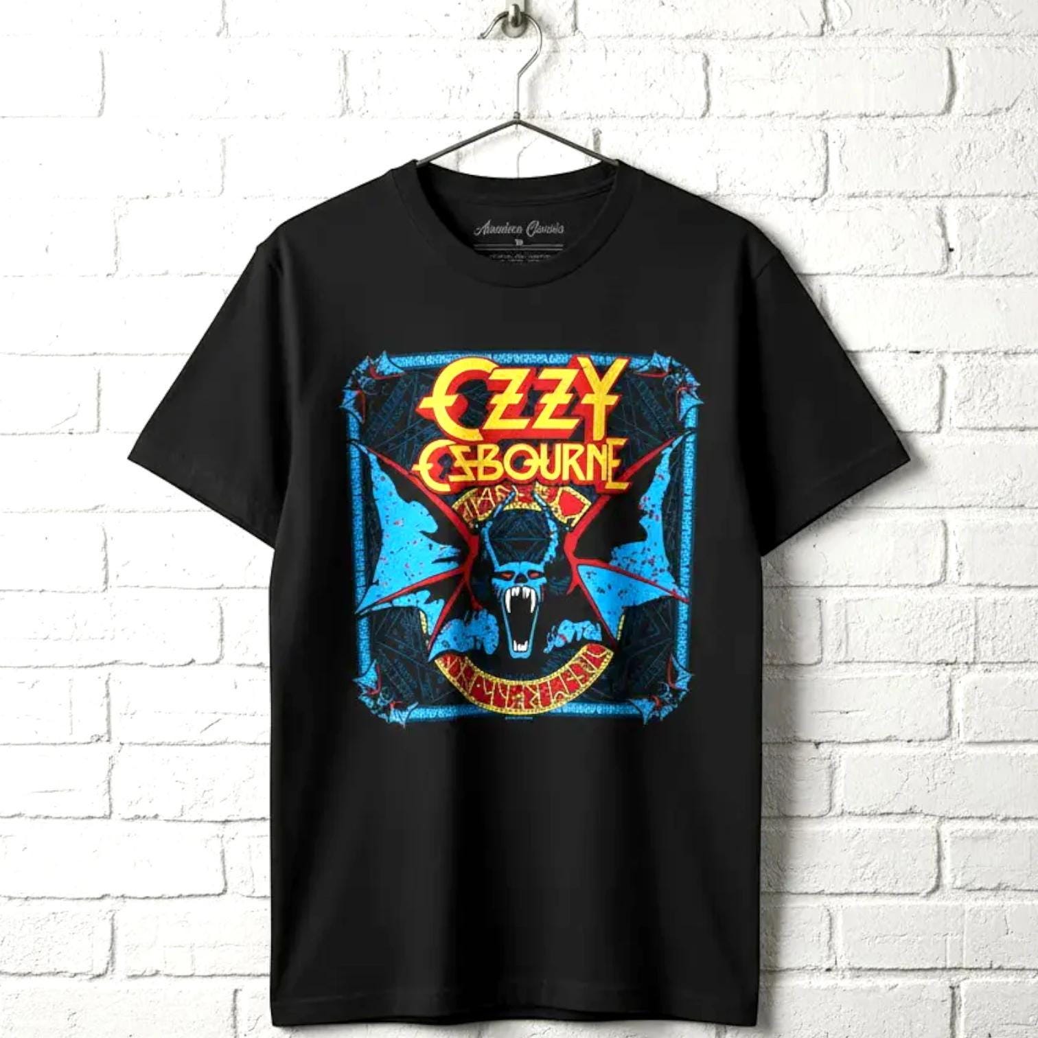 Ozzy Osbourne Demon Bat T-shirt Metal Vintage Graphic Tee - Etsy