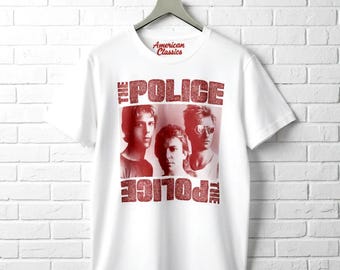 The Police Japan 1980 Tour Shirt | Officially Licensed Black Band