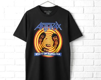 Anthrax State of Euphoria Black Shirts - Etsy