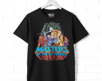 Masters of the Universe Men's T-Shirt He-Man Characters Poster Graphic Tees