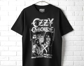 Ozzy Osbourne Executioner Japan 1982 T-shirt You Can't Kill Rock N