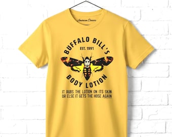 Silence of the Lambs Buffalo Bill's Body Lotion T-Shirt - Horror Movie Graphic Tee