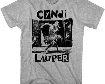 Cyndi Lauper Torn Note Dance Retro Pink Heather T-shirt - Etsy
