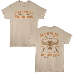 Death Valley Skull T-Shirt, Vintage Print (Men's S-2XL)
