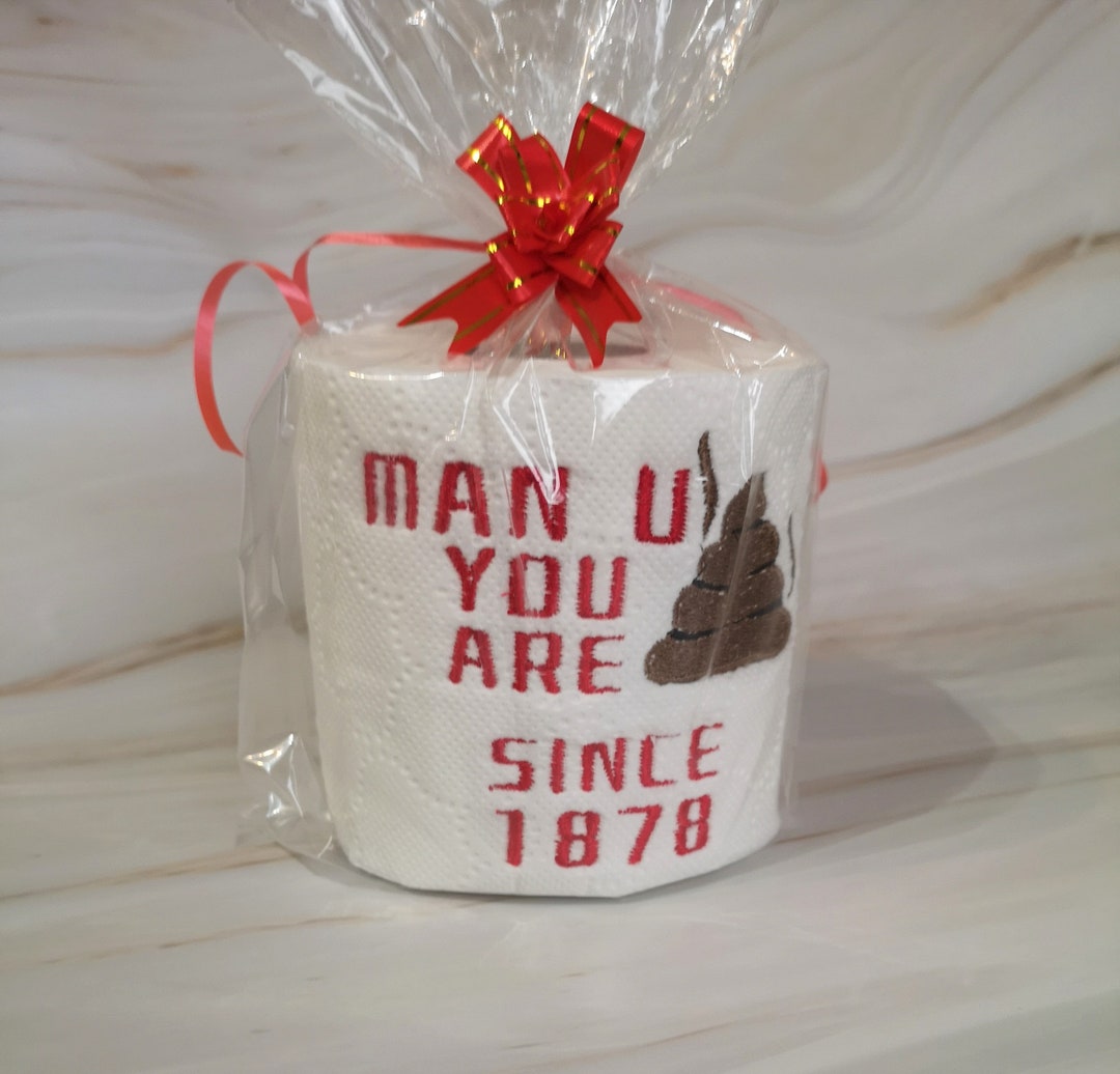 Manchester United Fan Gift Man Utd Fans Gift Toilet Paper Gift Novelty
