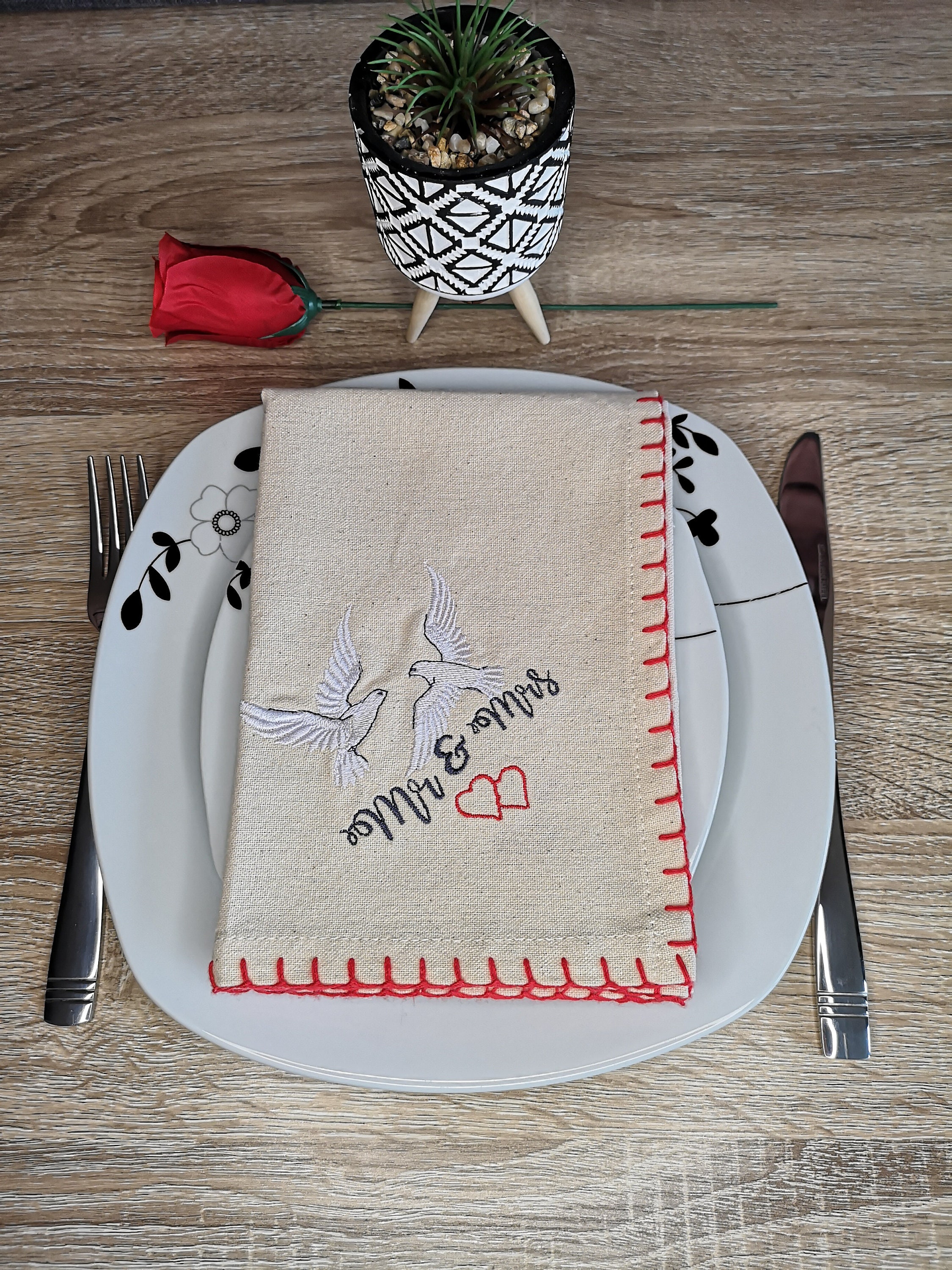 Cotton Anniversary Gifts Personalised Linen Anniversary Gift UK Cotton Anniversary