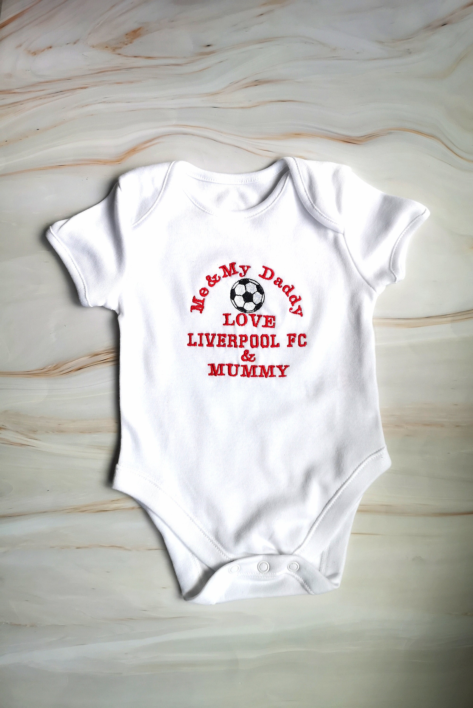 Liverpool fc hotsell baby onesie