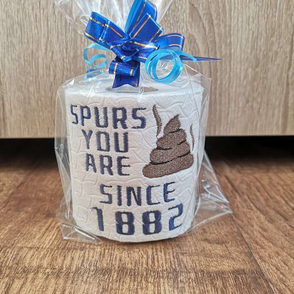 Tottenham Hotspur Fan Gift Spurs Fans Gift Toilet Paper Gift Novelty Toilet Paper Gift For Father's Day UK Spurs Fathers Day Gift