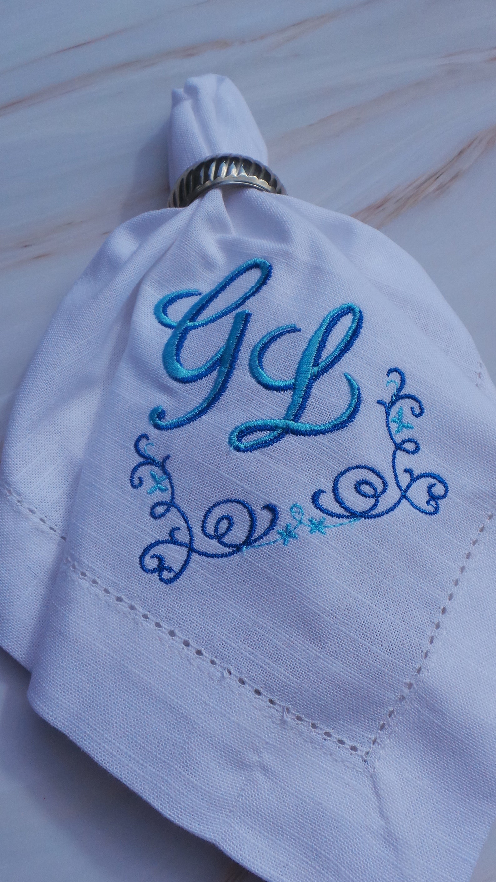 Personalised Napkins Wedding Linen Anniversary Gift Embroider Etsy UK