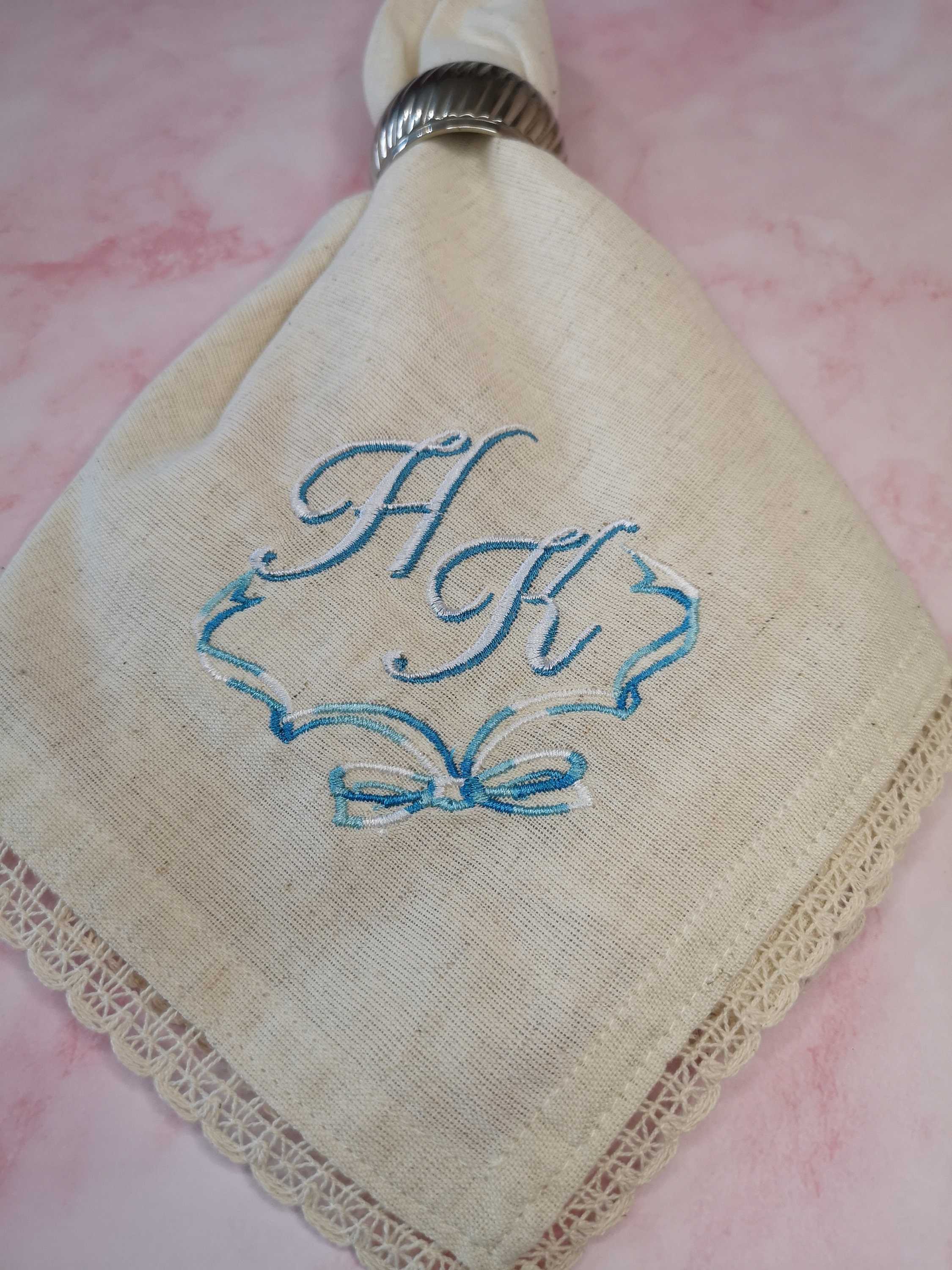 Servilletas de boda personalizadas Regalo Monogrammed