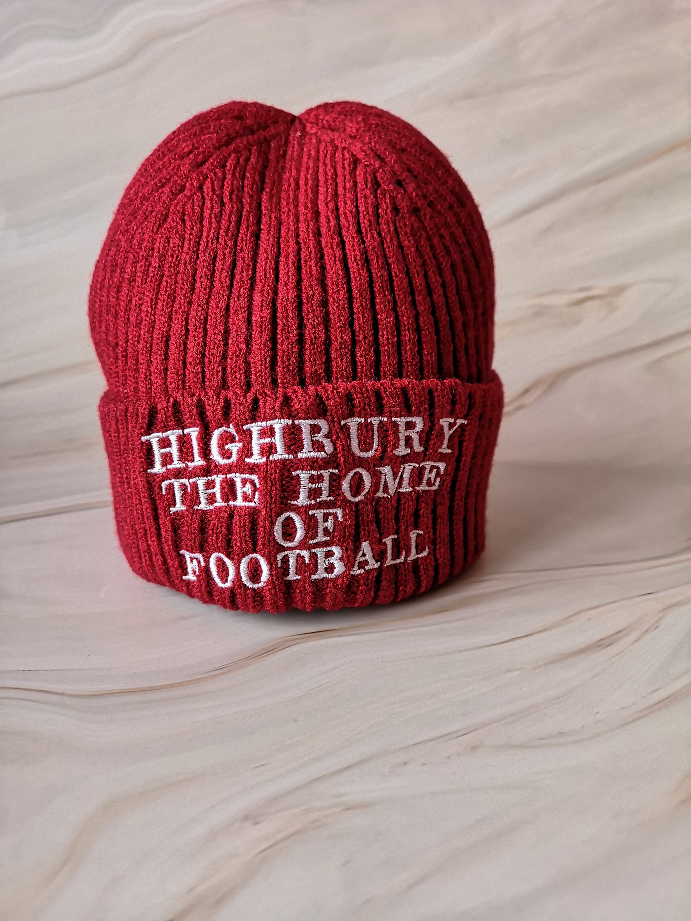 blåhval sagde Outlook Arsenal Hat in Red Knitted Arsenal Hat Arsenal Fan Gift - Etsy