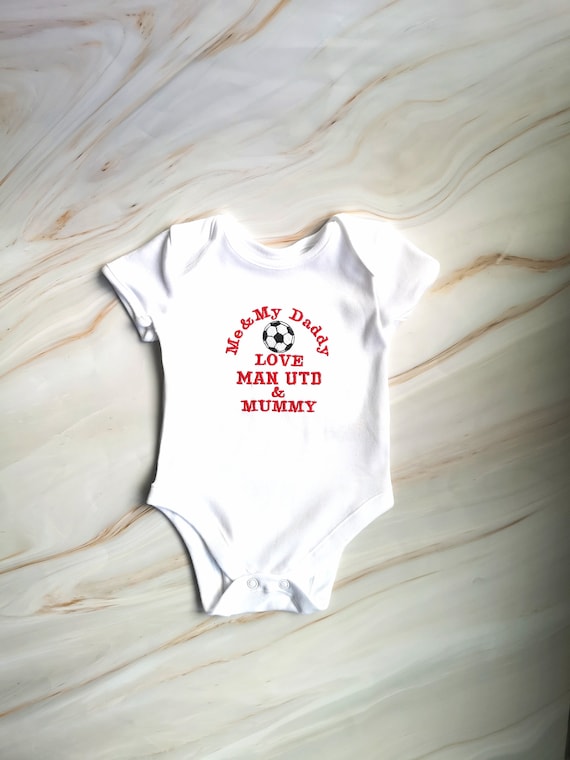 Buy Manchester United Baby Bodysuit Man Utd Babygrow Manchester