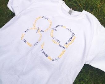 Anfield 89 Champions T-Shirt: Embroidered It's Up For Grabs Shirt