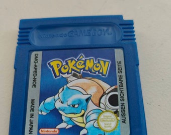 Pokémon Blue Edition new for Gameboy Language German Repro