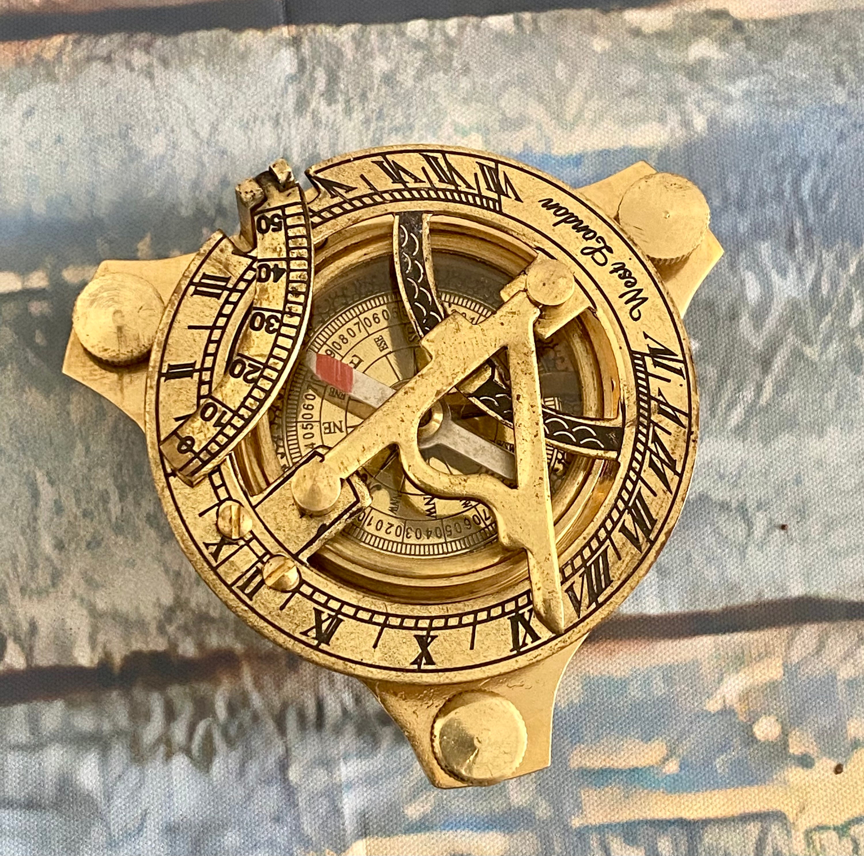 Sundial Verdigris Finish Brass 10" Dia Vintage Sun Dial Garden Or Lawn Clock Rebcf1zkxllsxlha