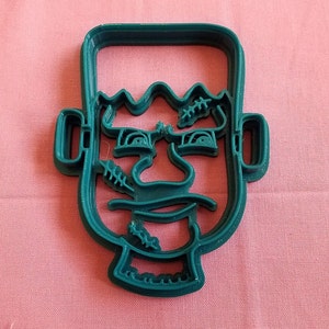 Halloween Cookie Cutter Frankenstein 3D Printed With Food Safe Plastic Colors May Vary