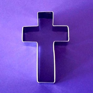 4&quot; Cross Cookie Cutter Metal