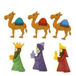 We Three Kings Dress It Up Buttons Jesse James Embellishments