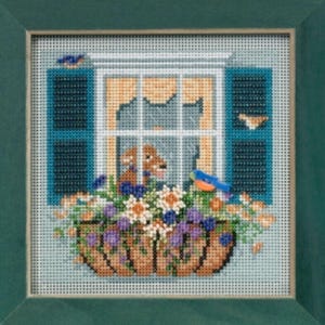 Mill Hill Window Box Counted Cross Stitch Kit 2015 Spring Series Buttons & Beads