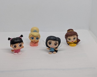 Disney Doorables Lot of 4 Figures | Belle, Silvermist, Boo & Charlotte | Rare Princess Set