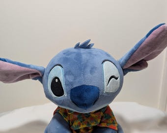 Disney Lilo & Stitch Plush Toy - 11" Hawaiian Shirt Stitch