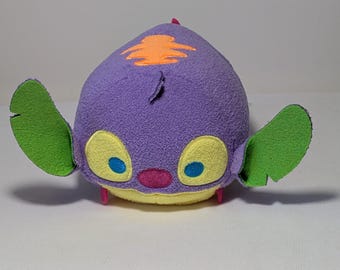 Peluche Disney Tsum Tsum Neon Stitch / Peluche morado de 6 pulgadas