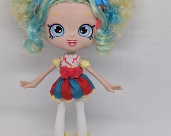 Retired Shopkins Shoppies Popette Doll Toy 2016