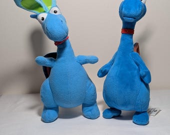 Ensemble de peluches dinosaures Doc McStuffins | Dino de Pâques, peluche classique, animaux en peluche 20 cm (20 cm)