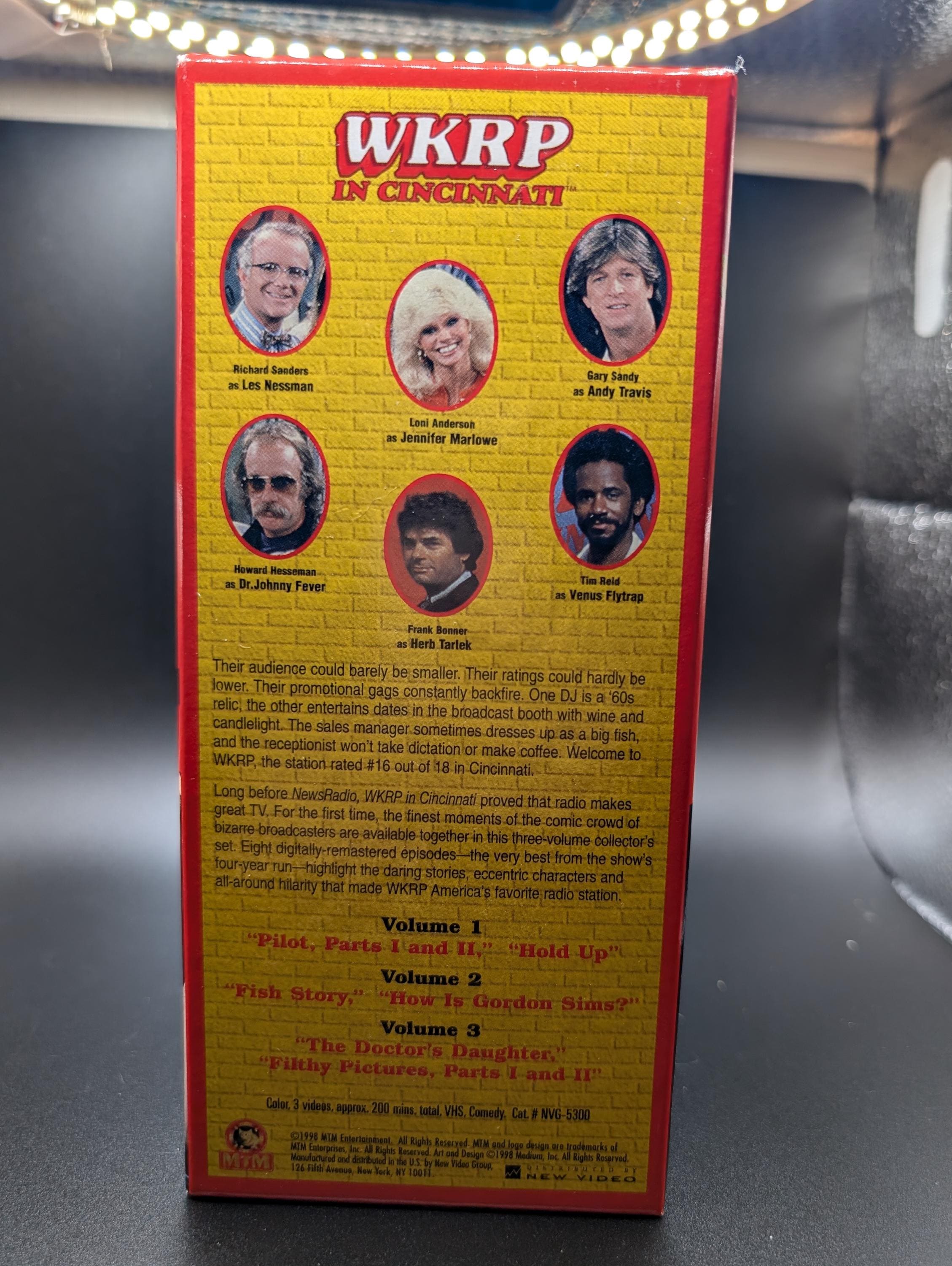 Vintage 1998 WKRP in Cincinnati VHS Box Set, Volume 1-3 - Etsy
