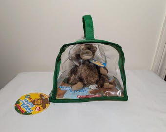 Vintage Ty Beanie Baby 2.0 Vines Monkey 7" Scholastic With Original Case Rare Collector