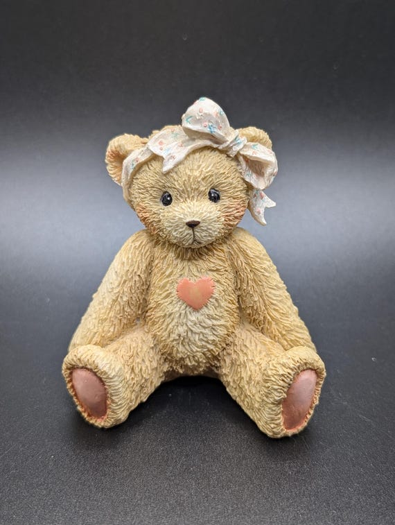 Vintage Cherished Teddies Figurine, 1991 Sara Bear - Etsy