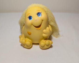Vintage 1984 Playskool SnuggleBumms Baby Warmly Figure 80s Soft Vinyl Toy