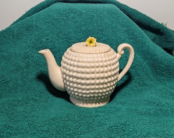 Vintage Maruhon Ware Hobnail Teapot | 1920s–1930s Japanese Pottery | Art Deco Era Tea Pot | Made in Japan | Vintage Tea Collectible