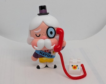 Pop Mart CRYBABY x Powerpuff Girls – The Mayor Figure w/ Phone Accessory