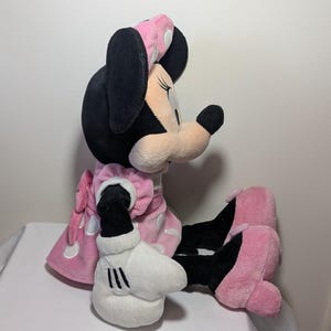 Disney Store Exclusive Minnie Mouse Plush - Pink Polka Dot Dress image 5