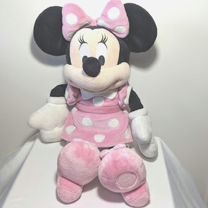 Disney Store Exclusive Minnie Mouse Plush - Pink Polka Dot Dress image 1
