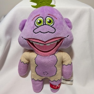 Jeff Dunham Peanut Plush – 20 cm Komedidocka | Lila Apdocka | Rolig samlarleksak och komediminnessaker
