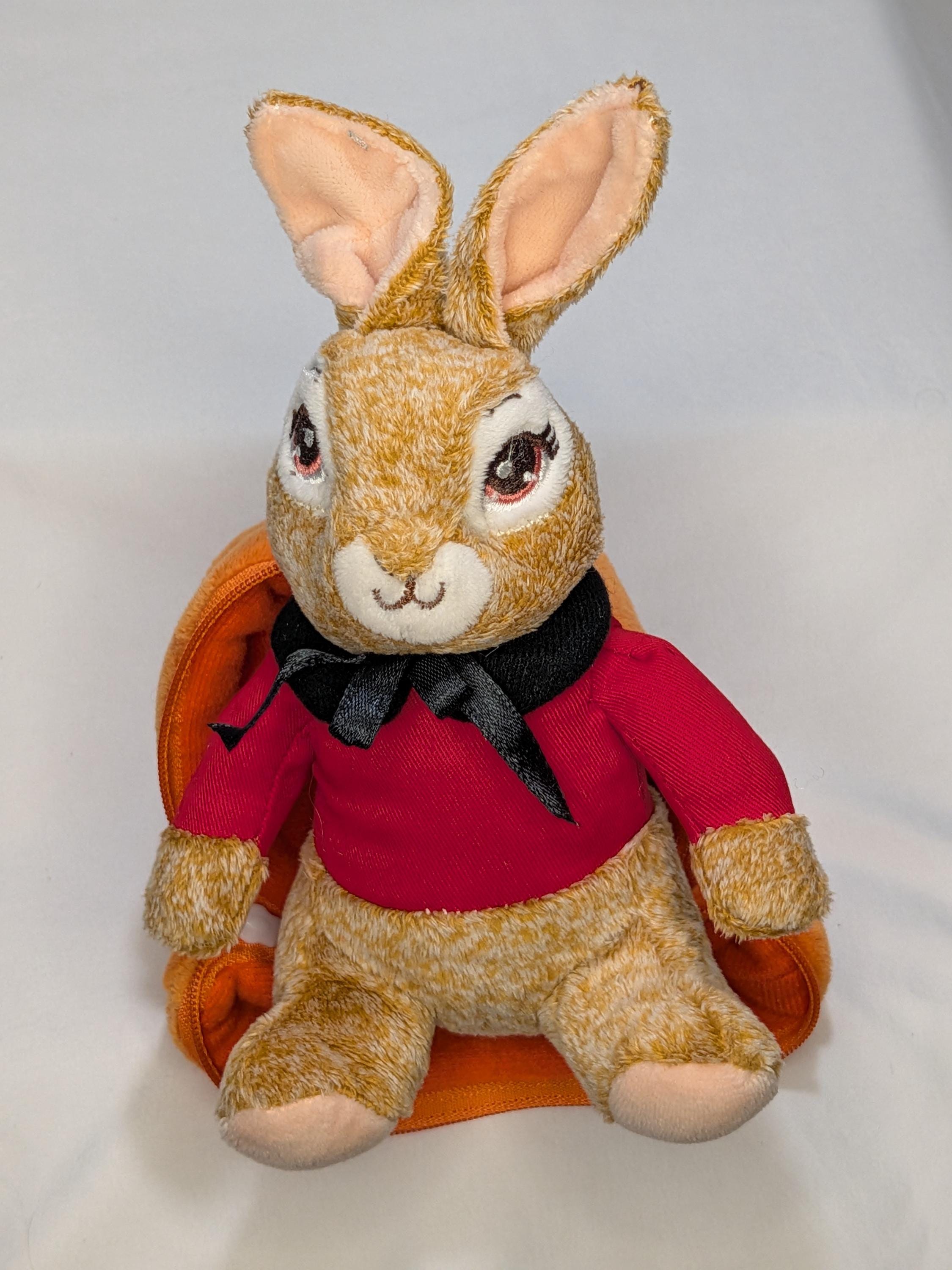Dan Dee Peter Rabbit Plush 8” Carrot Zipper Stuffed Animal