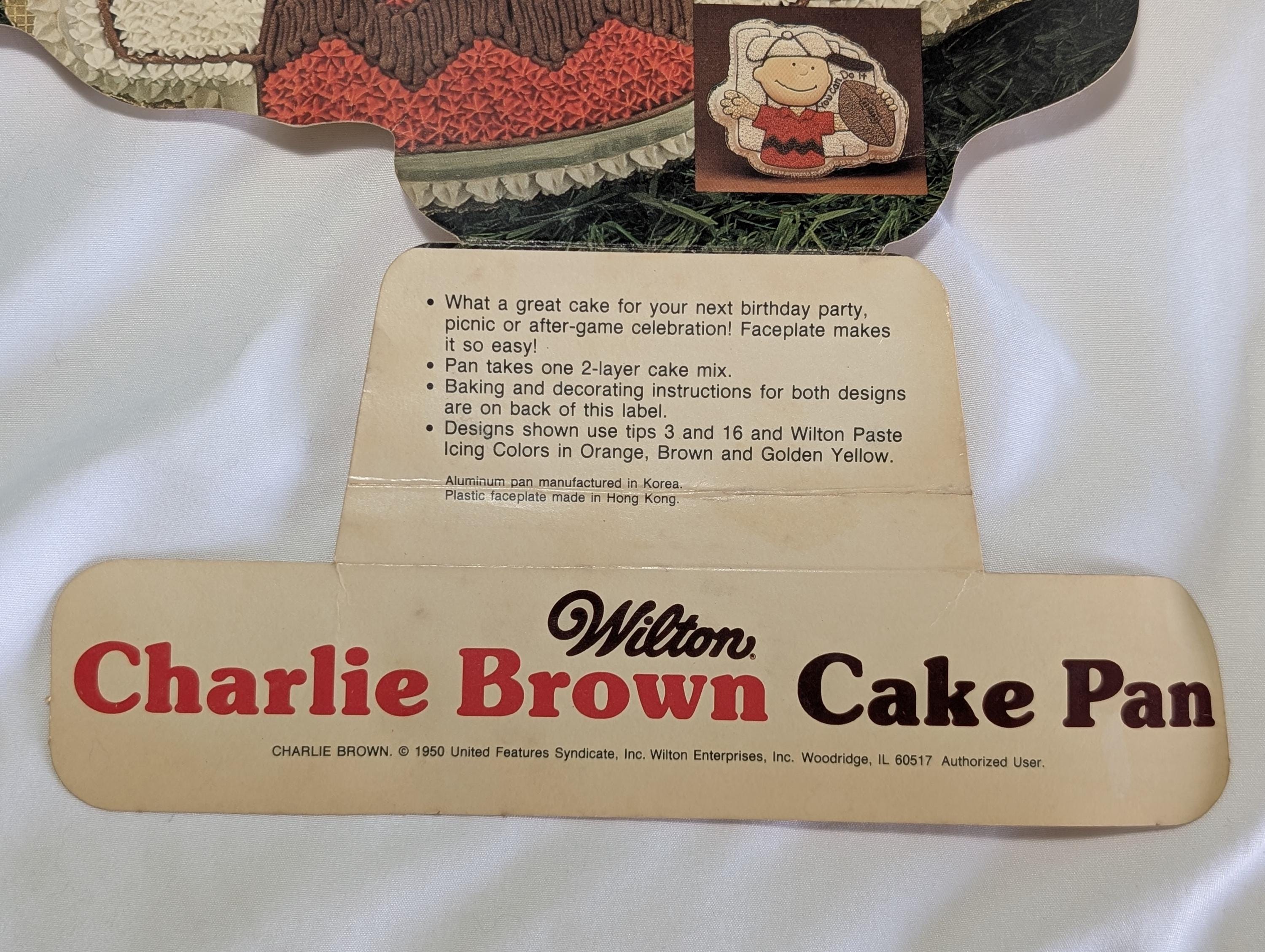 Vintage 1950s Wilton Peanuts Cake Pan – Snoopy Charlie Brown
