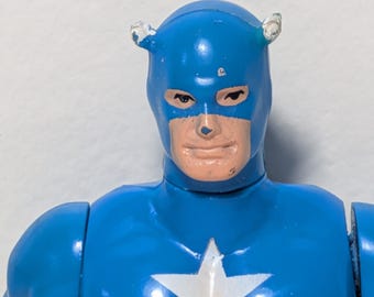 Vintage 1984 Secret Wars Captain America Figure – Marvel Mattel Action Figure – Classic Super Hero Collectible