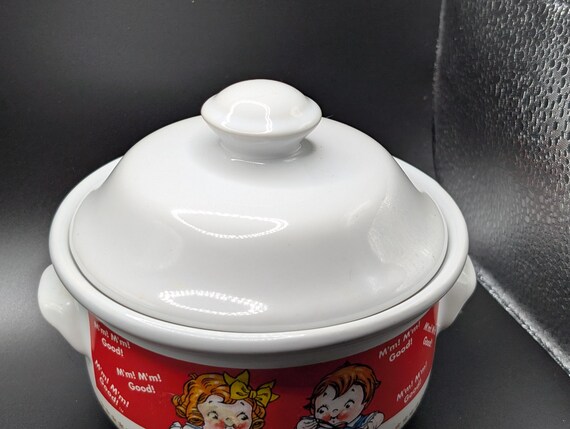Campbell's Soup Bowl With Lid Mm Mm Good! - Etsy