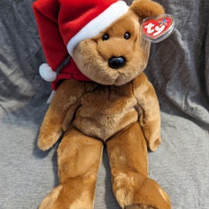 Ty Beanie Buddy - 1997 Holiday Teddy
