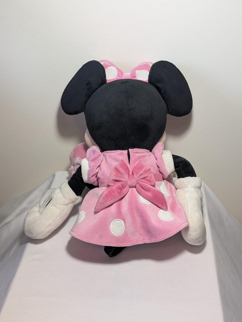 Disney Store Exclusive Minnie Mouse Plush - Pink Polka Dot Dress image 9