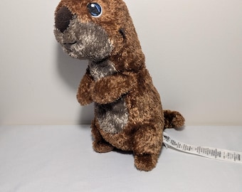 Peluche loutre de mer 25 cm des Parcs Disney – Jouet Le Monde de Dory Pixar – Joli animal en peluche loutre à collectionner