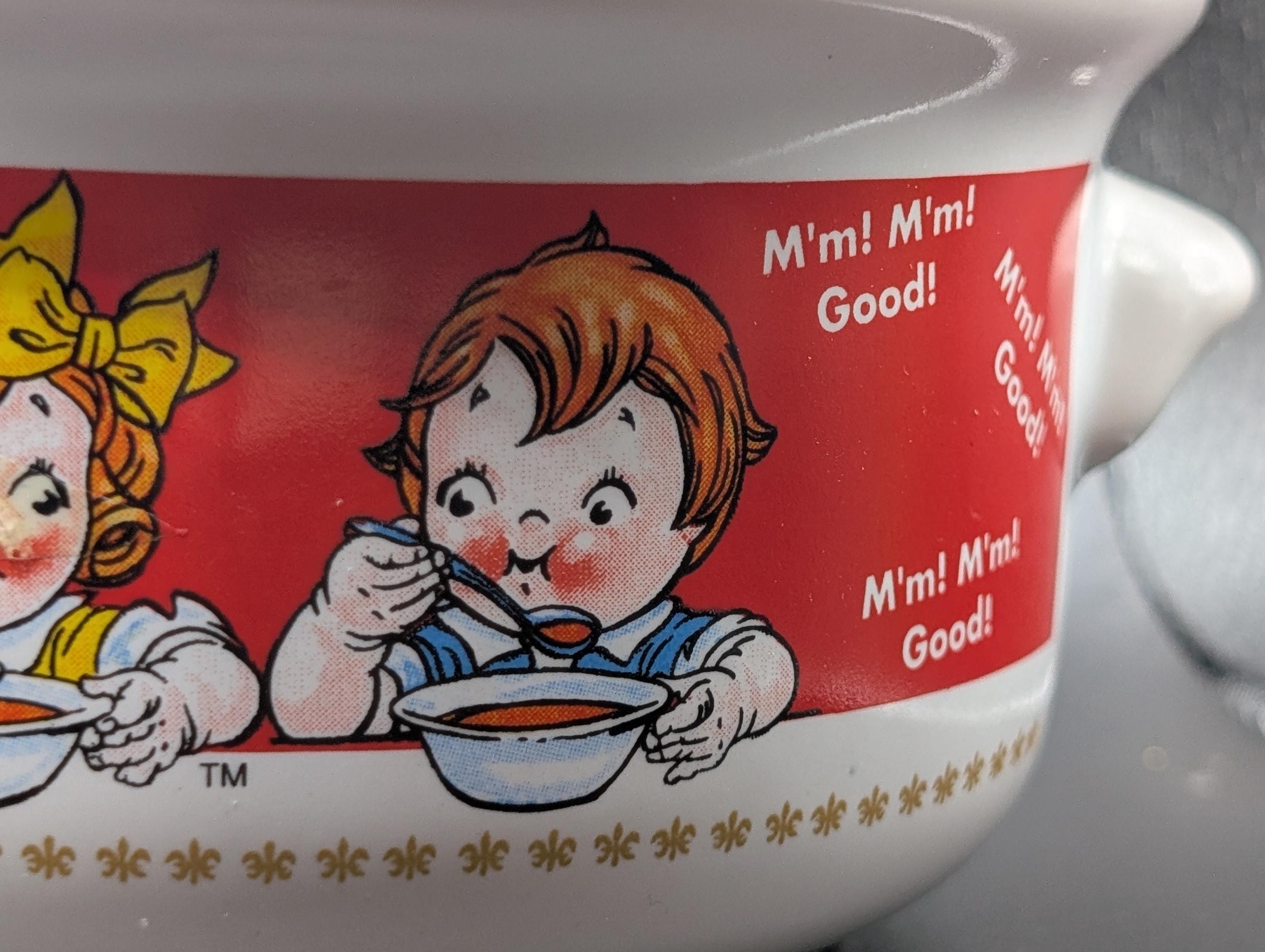 Campbell's Soup Bowl With Lid Mm Mm Good! - Etsy