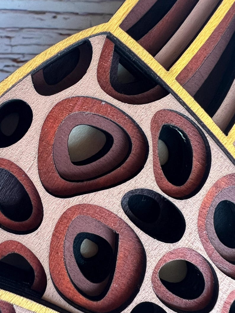 Mama & Baby Giraffe Wall Art 3D Picture Wooden Wall Art Christmas