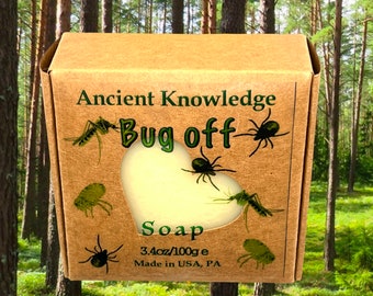 Bug off handmade soap Insect repellent soap with essential oils